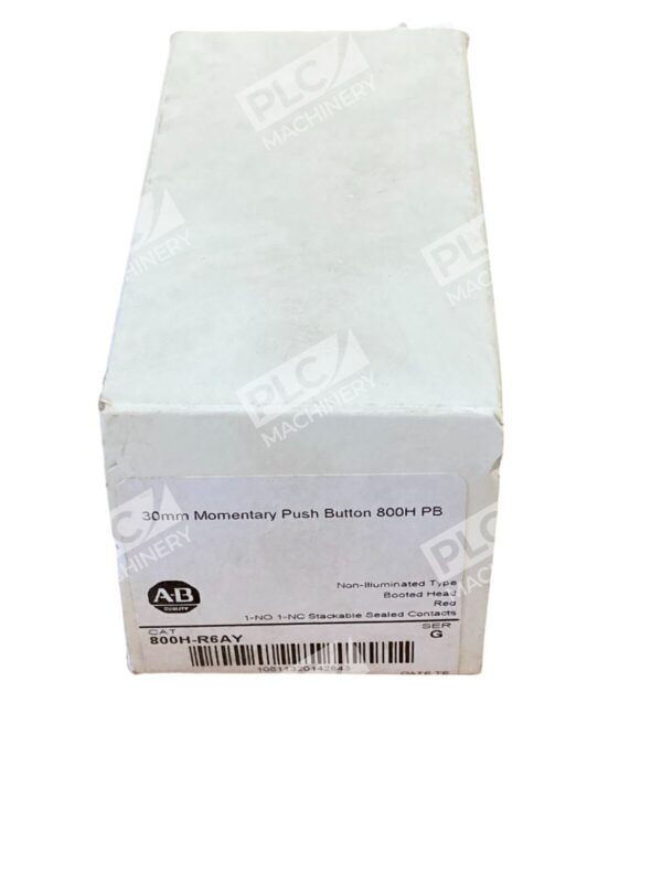 Allen Bradley AB Red 30mm Momentary Push Button 800H PB 800H-R6AY /G