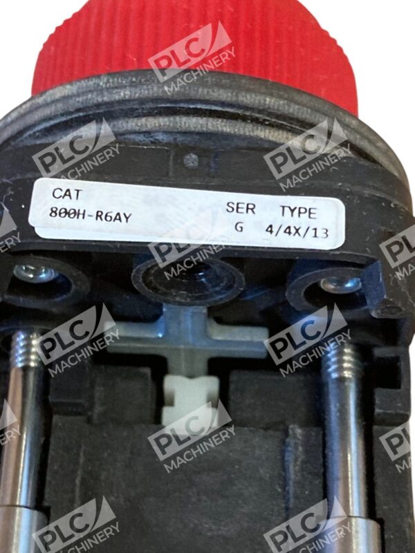 Allen Bradley AB Red 30mm Momentary Push Button 800H PB 800H-R6AY /G - Image 5