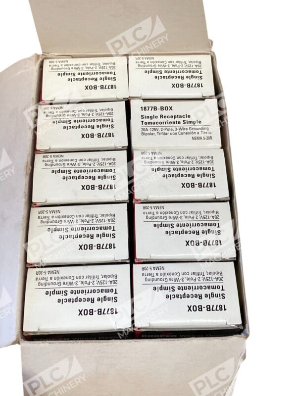 Cooper Wiring Devices 2 Pole 20A 125V Screw Terminal 1877B-BOX (Box of 10) - Image 3