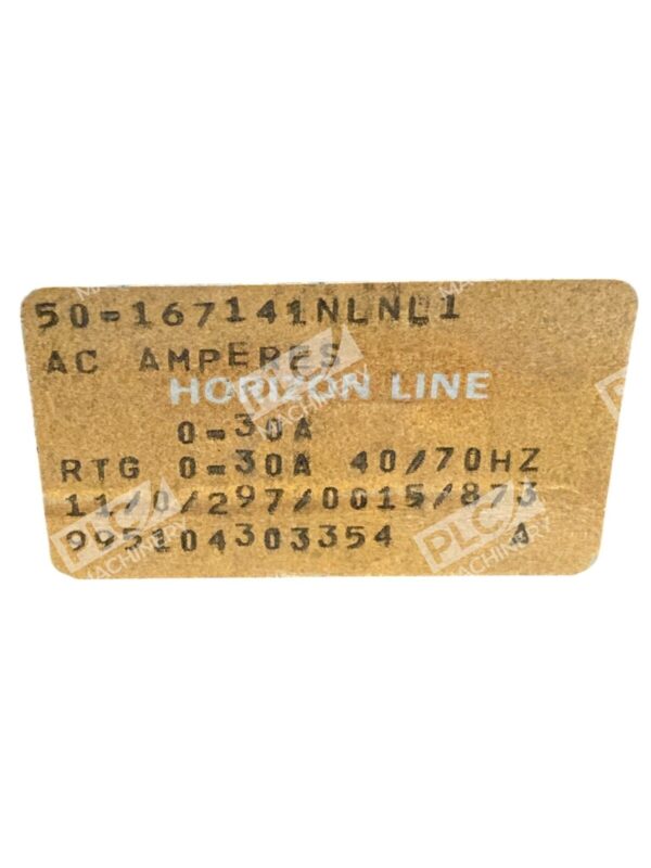 General Electric GE 0-30 A-C Amperes Type 167 Panel Meter BX-972 - Image 2