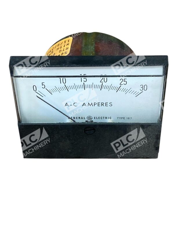 General Electric GE 0-30 A-C Amperes Type 167 Panel Meter BX-972 - Image 3