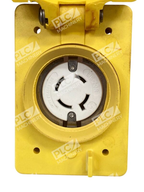 Daniel Woodhead LP 20A 3Phase Female Receptacle Watertite Flip Lid Turnex 67W76 - Image 4