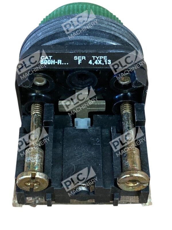 Allen Bradley AB Booted HD Green Cap Push Button Unit 800H-R1A /F - Image 4