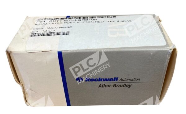 Allen Bradley AB Full Voltage 120V Red Lens Illuminated Push Button 800H-QRB10R