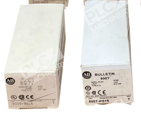 Allen Bradley AB XFMR 120V W/O Cap Small Pilot Light 800T-PS16 /T (lot of 2)