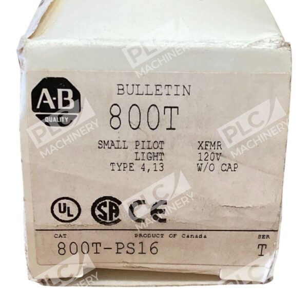 Allen Bradley AB XFMR 120V W/O Cap Small Pilot Light 800T-PS16 /T (lot of 2) - Image 3