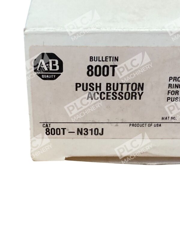 Allen Bradley AB Protective Ring For Jumbo Push-Pull Cap 800T-N310J /A - Image 2