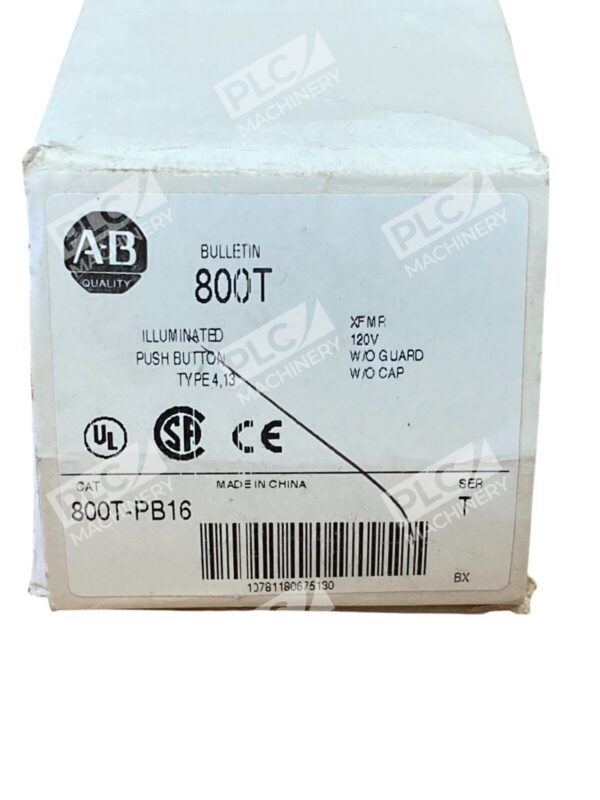 Allen Bradley XFMR 120V W/O Cap Guard Illuminated Button 800T-PS16 /T (lot of 2) - Image 3