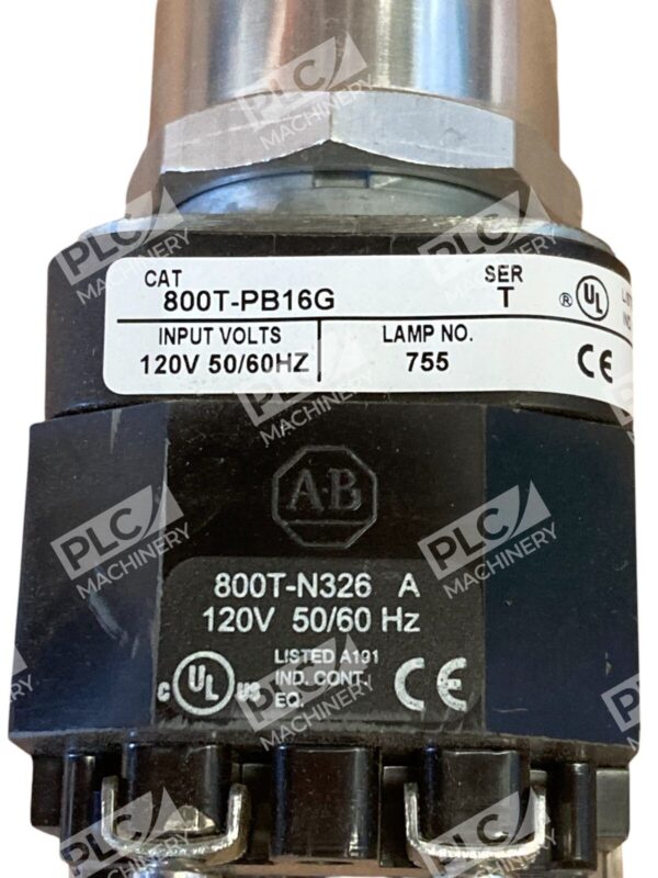 Allen Bradley XFMR 120V W/O Cap Guard Illuminated Button 800T-PS16 /T (lot of 2) - Image 7