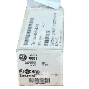 Allen Bradley AB XFMR 240V Red Lens Illuminated Push Button 800T-PB26R /T