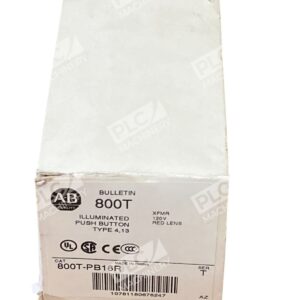 Allen Bradley AB XFMR 120V Red Lens Illuminated Push Button 800T-PB16R /T