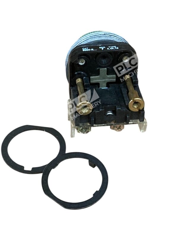 Allen Bradley AB Green Cap Booted HD Push Button Unit 800H-R1A /F - Image 3