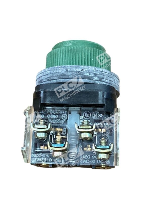 Allen Bradley AB Green Cap Booted HD Push Button Unit 800H-R1A /F - Image 4