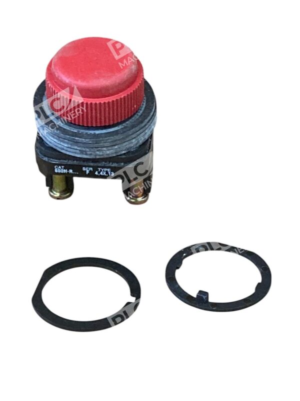 Allen Bradley AB Red Cap Booted HD Push Button Unit 800H-R6A /F - Image 5