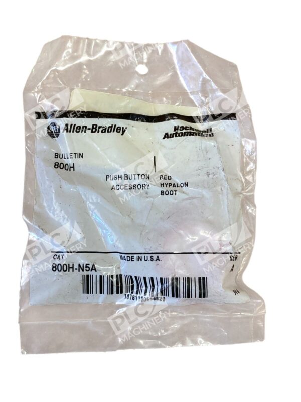 Allen Bradley Red Hypalon Boot Push Button Accessory 800H-N5A /A