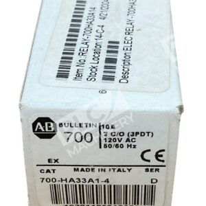 Allen Bradley AB 10A Bulletin 700 General Purpose Relay 700-HA33A1-4 /D
