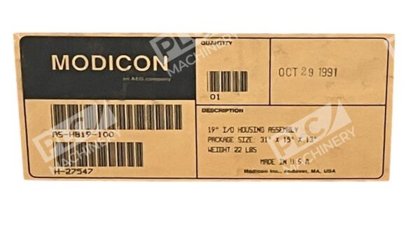 Modicon 800 Series 19" I/O Housing Assembly 7 Empty Slot AS-H819-100 - Image 2