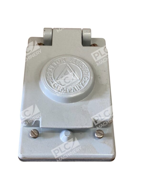 Appleton 1 CVR-FSKWR1 Aluminum Wet Location Receptacle Cover FSK-WR1 - Image 3