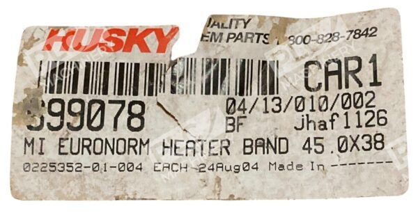 Husky 699078 CAR1 MI Euronorm Heater Band 45.0X38 230V 220W 699078E - Image 5