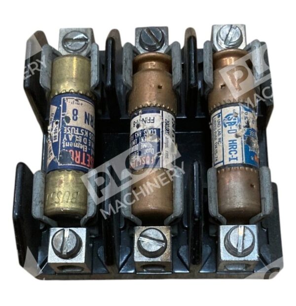 Bussmann Cooper Buss 30A-250V Fuse Holder W/ RK5 Fuses H25030-3C - Image 2