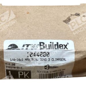ITW Buildex 1/4-14x1 A19100 TEK1414-1-MAXI3-BX Hex Screws 1044000 (Box of 25)