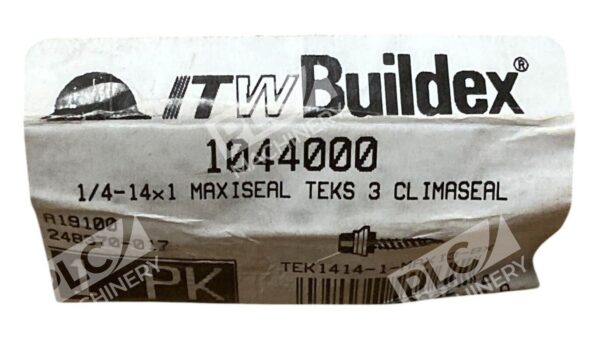 ITW Buildex 1/4-14x1 A19100 TEK1414-1-MAXI3-BX Hex Screws 1044000 (Box of 25) - Image 2