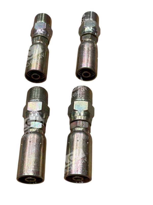 Eaton 1/2" NPT Male Swivel End to 3/8" 06U-J08 (lot of 4)