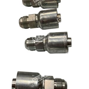 Parker Hydraulic Fitting P43-12-R1-R2-R3-R4 0H5E (lot of 4)