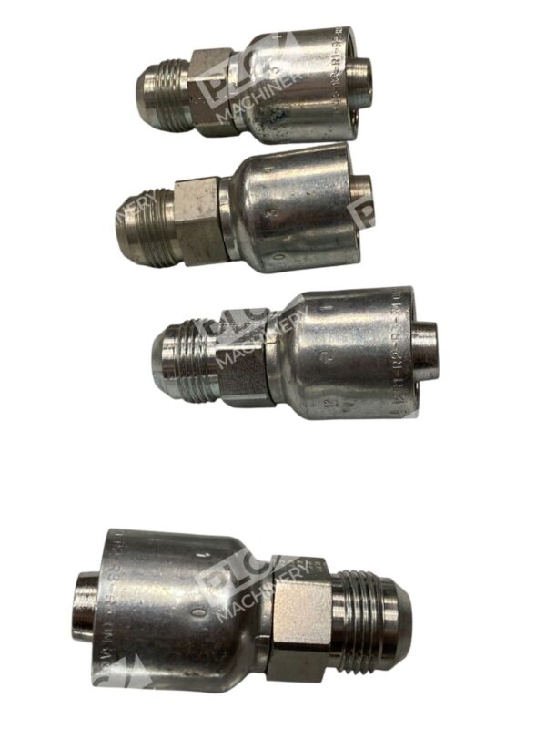 Parker Hydraulic Fitting P43-12-R1-R2-R3-R4 0H5E (lot of 4)