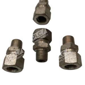 Ermeto High-Pressure Hydraulic Tube Fitting (lot of 4)