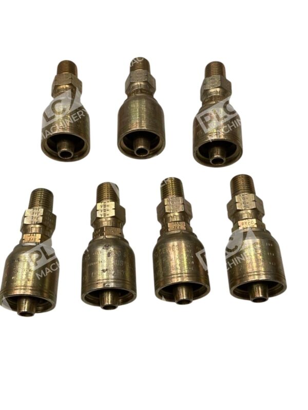 Ryco T200 Series IAE T232N-0808 Hydraulic Hose Fitting ABJ4F (Lot of 7)