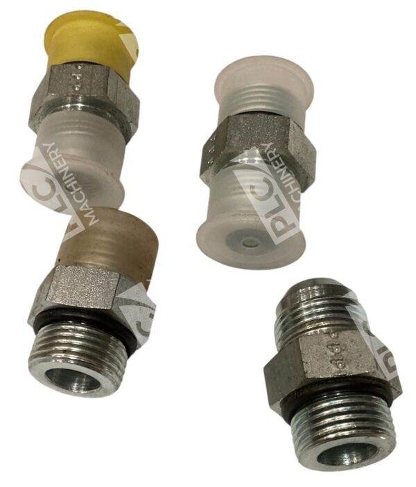 Parker P Metal Hydraulic Fitting 44 (lot of 4)