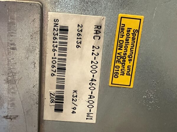 BOSCH RAC 2.2-200-480-A00-W1-220 - Image 2