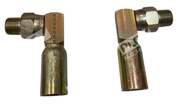 Eaton Weatherhead Hydraulic Hose Pipe Swivel 90 Degree Elbow 06U M06 (lot of 2)
