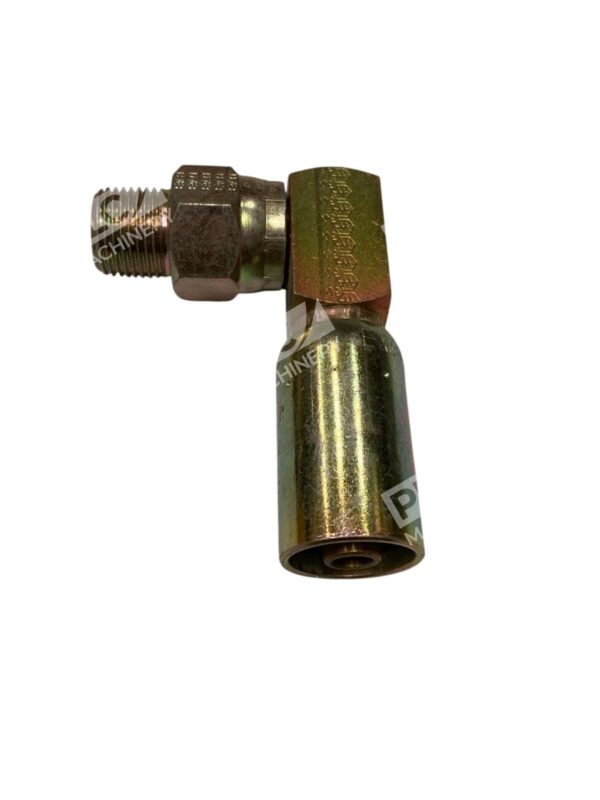 Eaton Weatherhead Hydraulic Hose Pipe Swivel 90 Degree Elbow 06U M06 (lot of 2) - Image 2