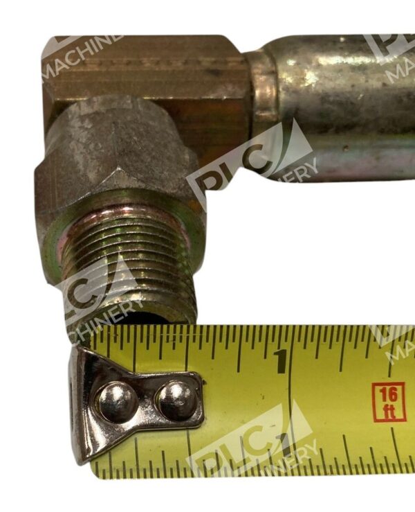 Eaton Weatherhead Hydraulic Hose Pipe Swivel 90 Degree Elbow 06U M06 (lot of 2) - Image 8