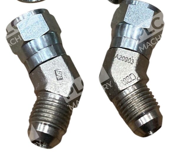 Aeroquip 5/8" 45-Degree Swivel Elbow Fitting W/ JIC 37° Flare A20903 (lot of 2)