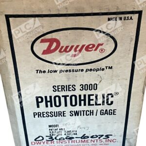 Dwyer Instruments Series 3000 Photohelic Pressure Switch Gauge Model 3020