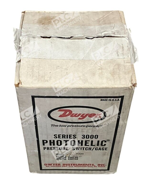 Dwyer Instruments Series 3000 Photohelic Pressure Switch Gage Model 3006 - Image 3