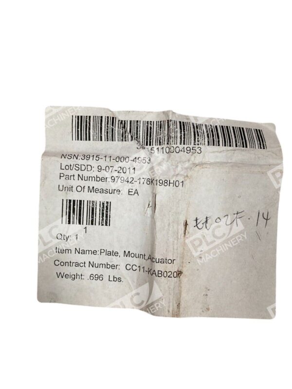 Nordex Plate Mount Actuator 97942-176K198H01 - Image 3