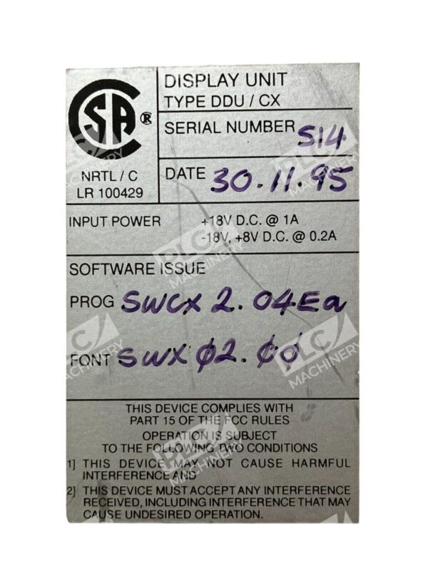 Deemstop DDU/CX Protection Systems Display Unit - Image 2