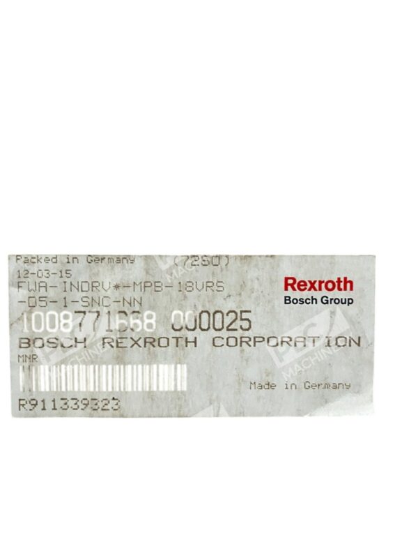 Rexroth Bosch KSM02.1B-071C-24N-S1-HP0-ET-L3-D7-NN-FW Servo Drive R911369140 - Image 2