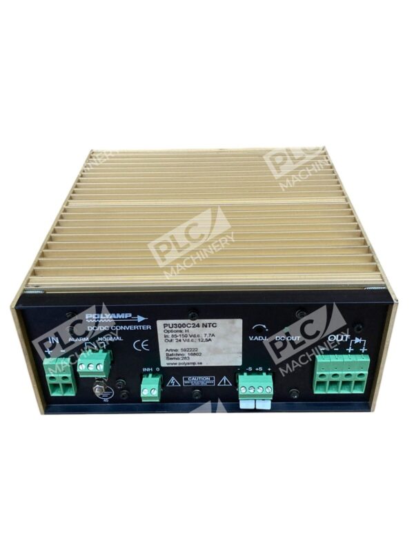 Polyamp Option H 7.7A In 12.5A Out DC/DC Converter PU300C24 NTC
