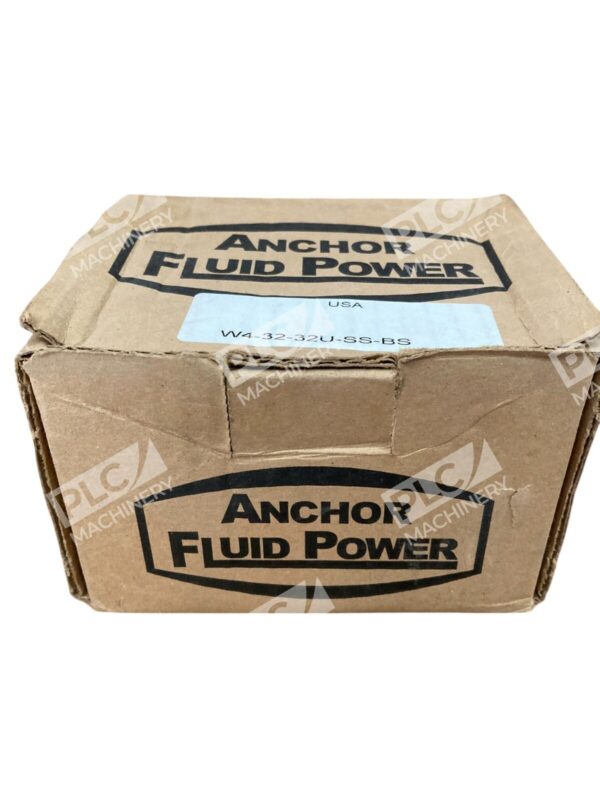 Anchor Fluid Power 1/2x2-1/2 SHCS SST W4-32-32U-SS-BS