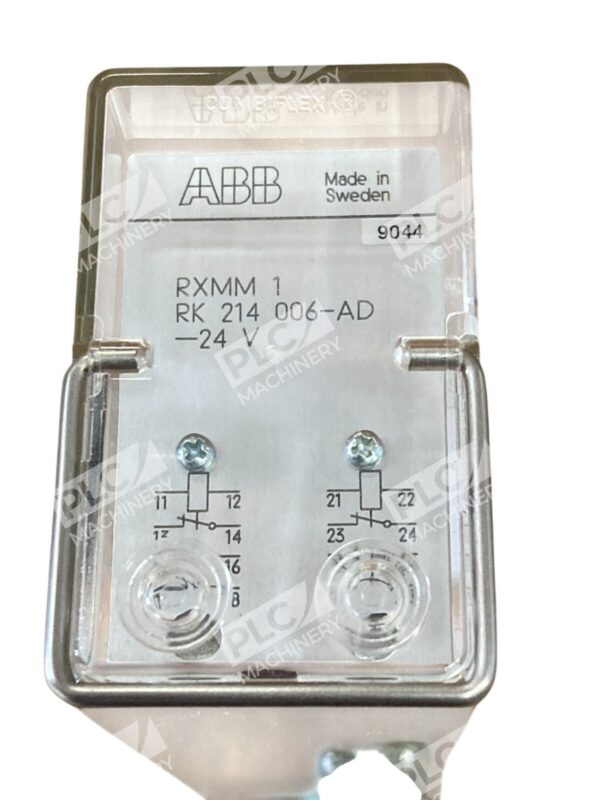 ABB RXMM 1 RK 214 006-AD 24V Relay RXMM1RK214006-AD