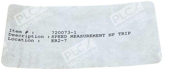 ABB Stal Speed Measurement HP Trip Module 720073-1 - Image 4