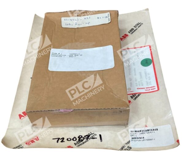 ABB Stal SVG AP Turbine Pressure Inlet Card 720087-1