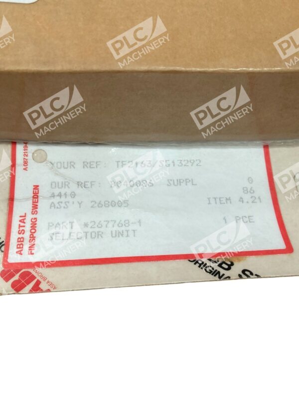 ABB Stal Selector Unit Module 267768-1 - Image 2