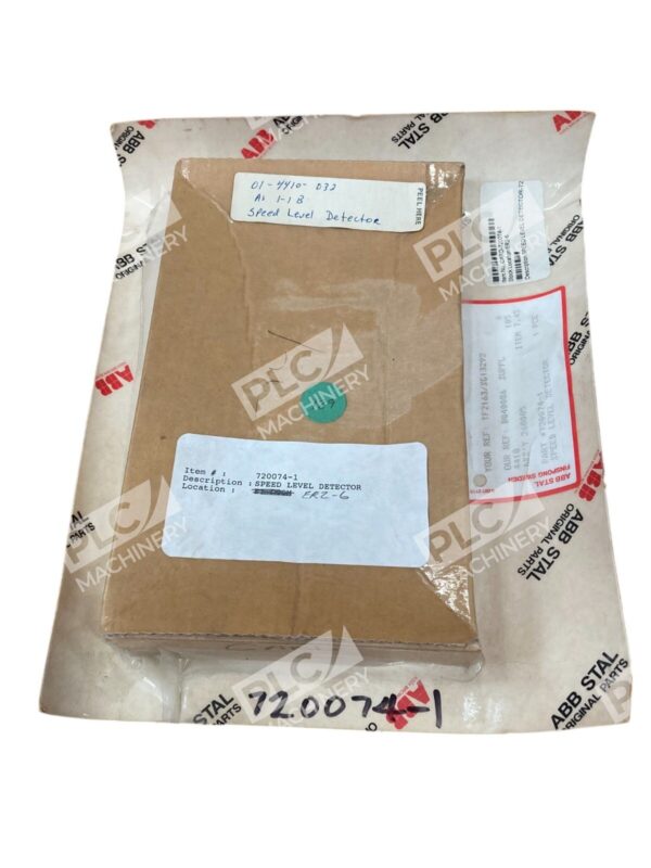 ABB Stal Speed Level Detector Module 720074-1