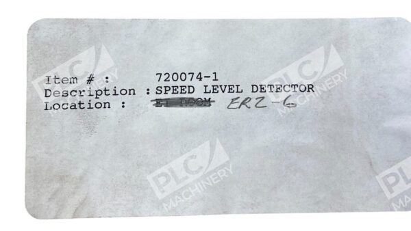 ABB Stal Speed Level Detector Module 720074-1 - Image 3
